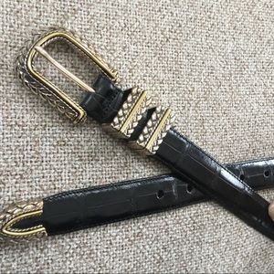 NEW never worn Brighton belt. Black leather belt.